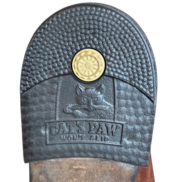 Tod's Cats Paw won't slip brown leather pull on chelsea boots - Picture 8 of 10